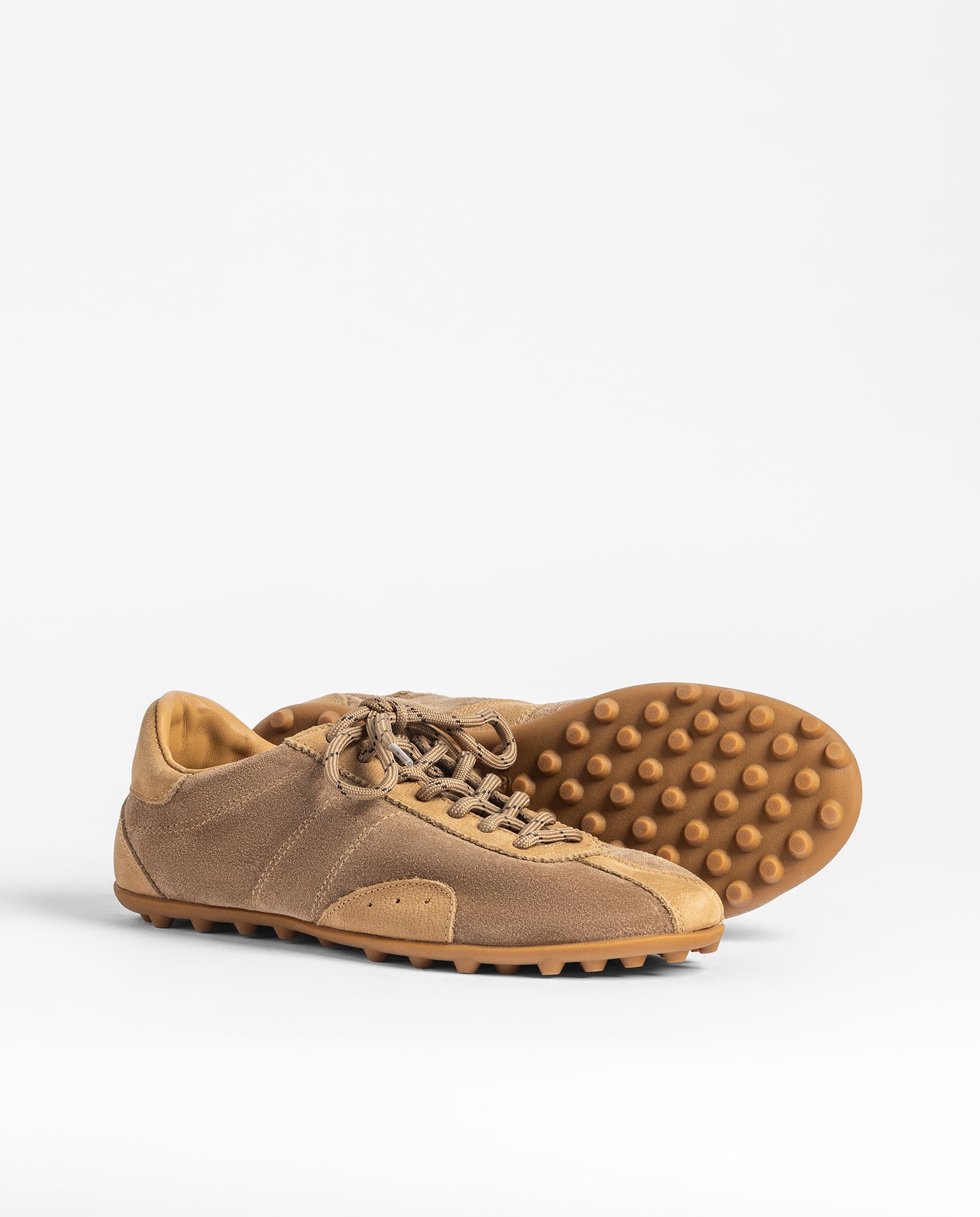 Yokono Lyon 262 sneakers beige in pelle