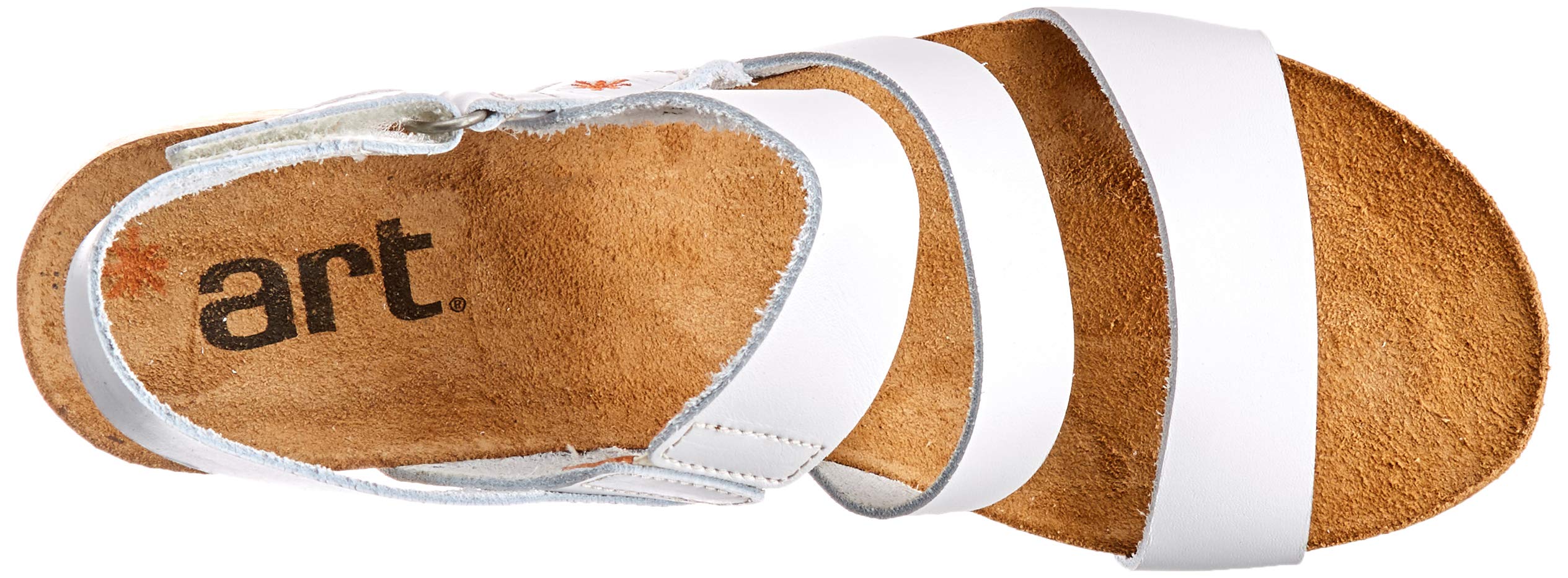 ART Borne sandali donna zeppa legno aperti