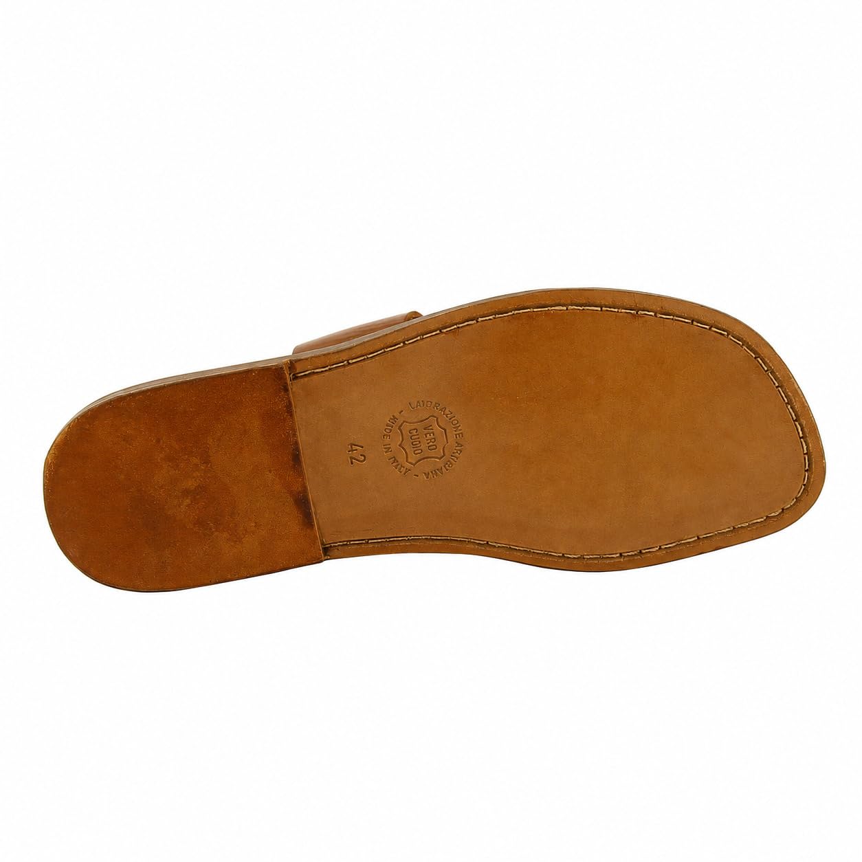 Gianluca Classica 554-U-CUOIO infradito uomo cuoio 44 EU vegetale