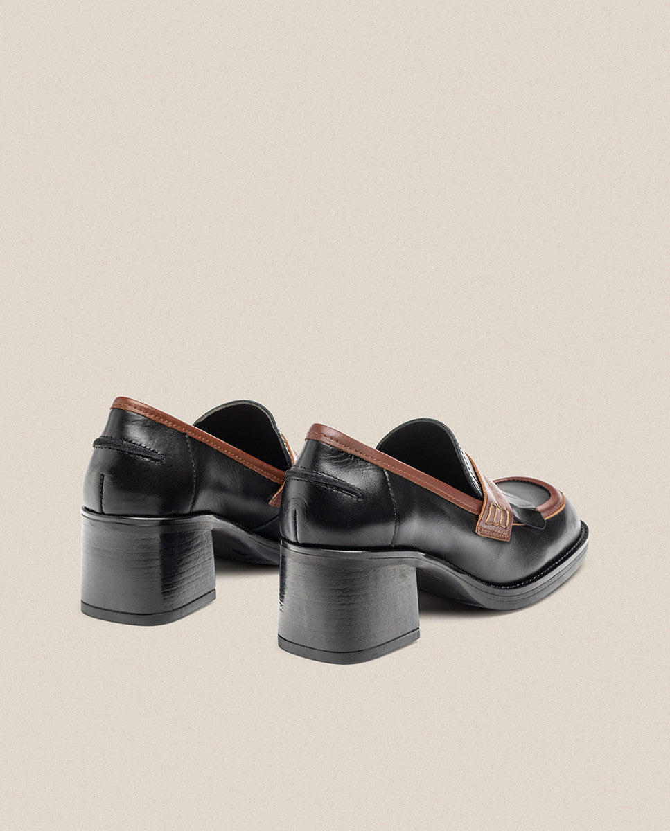 Yokono Landas-006 décolleté nero tacco 4 cm