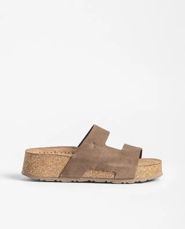 Yokono WIWI-260 sandali plateau marrone in pelle