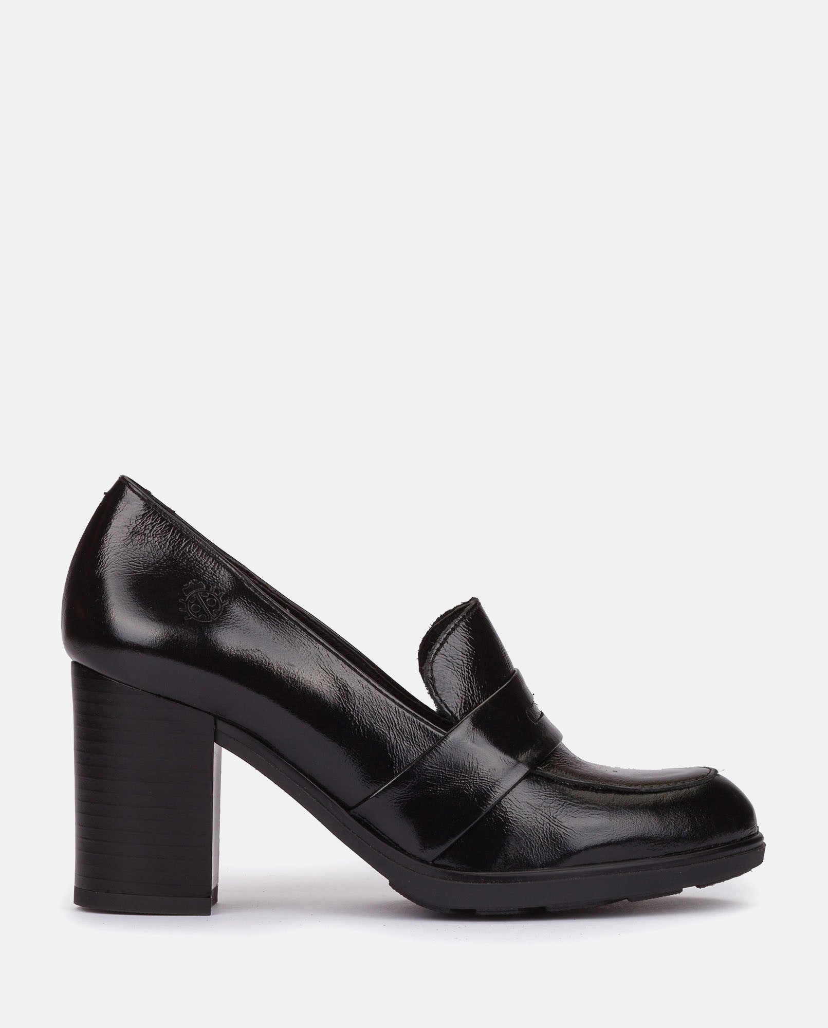 Yokono Kiel 001 décolleté donna nero tacco 7,5 cm