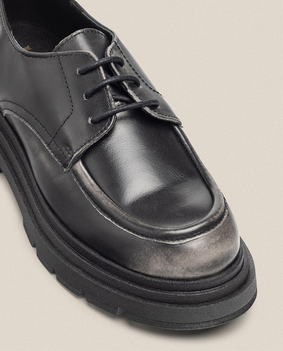 Yokono Cham-002 scarpe basse grigie suola track