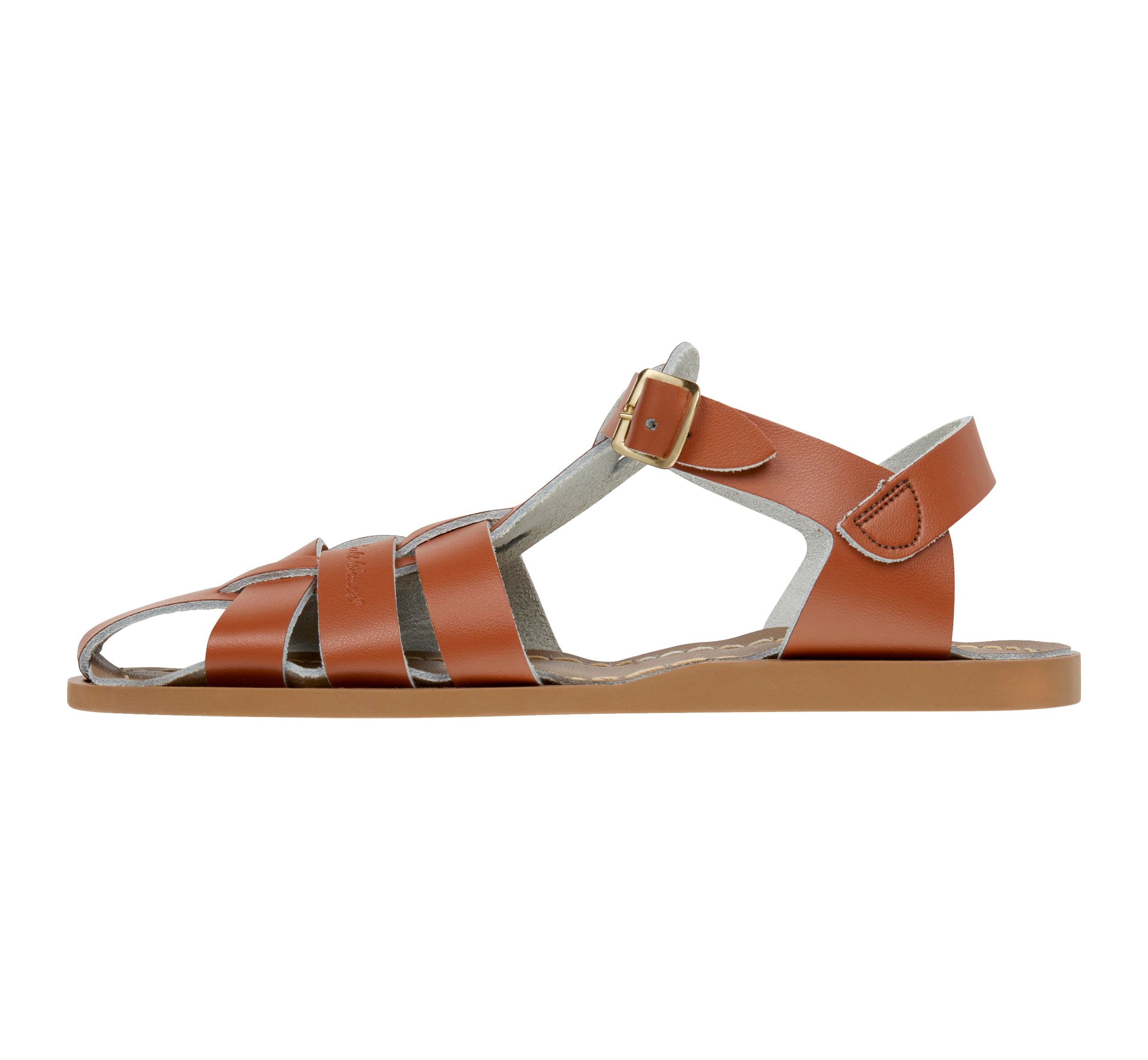 Salt-Water Shark Original sandali donna tan in cuoio