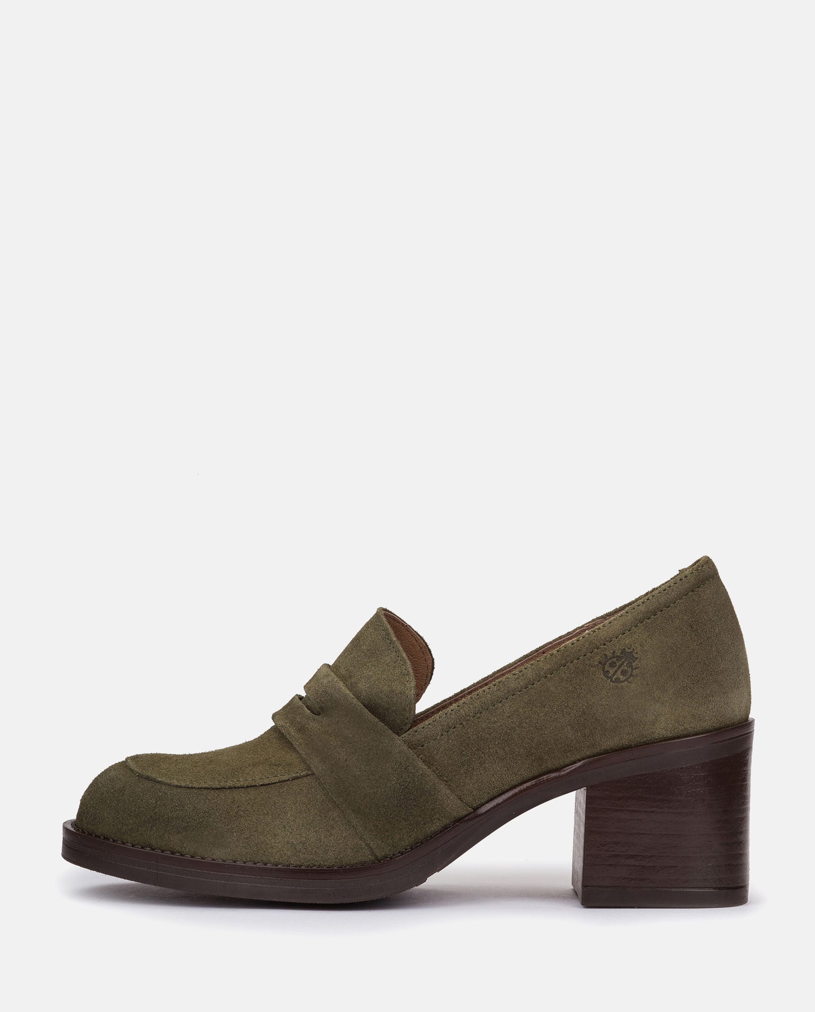 Yokono Landas-001 scarpe tacco verde pelle