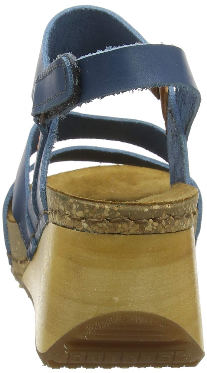 ART Borne sandali donna punta aperta EU 36 zeppa legno