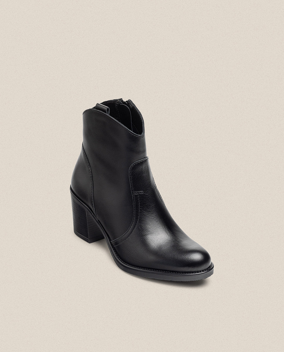 Yokono Orne 003 stivaletti donna neri tacco 4 cm