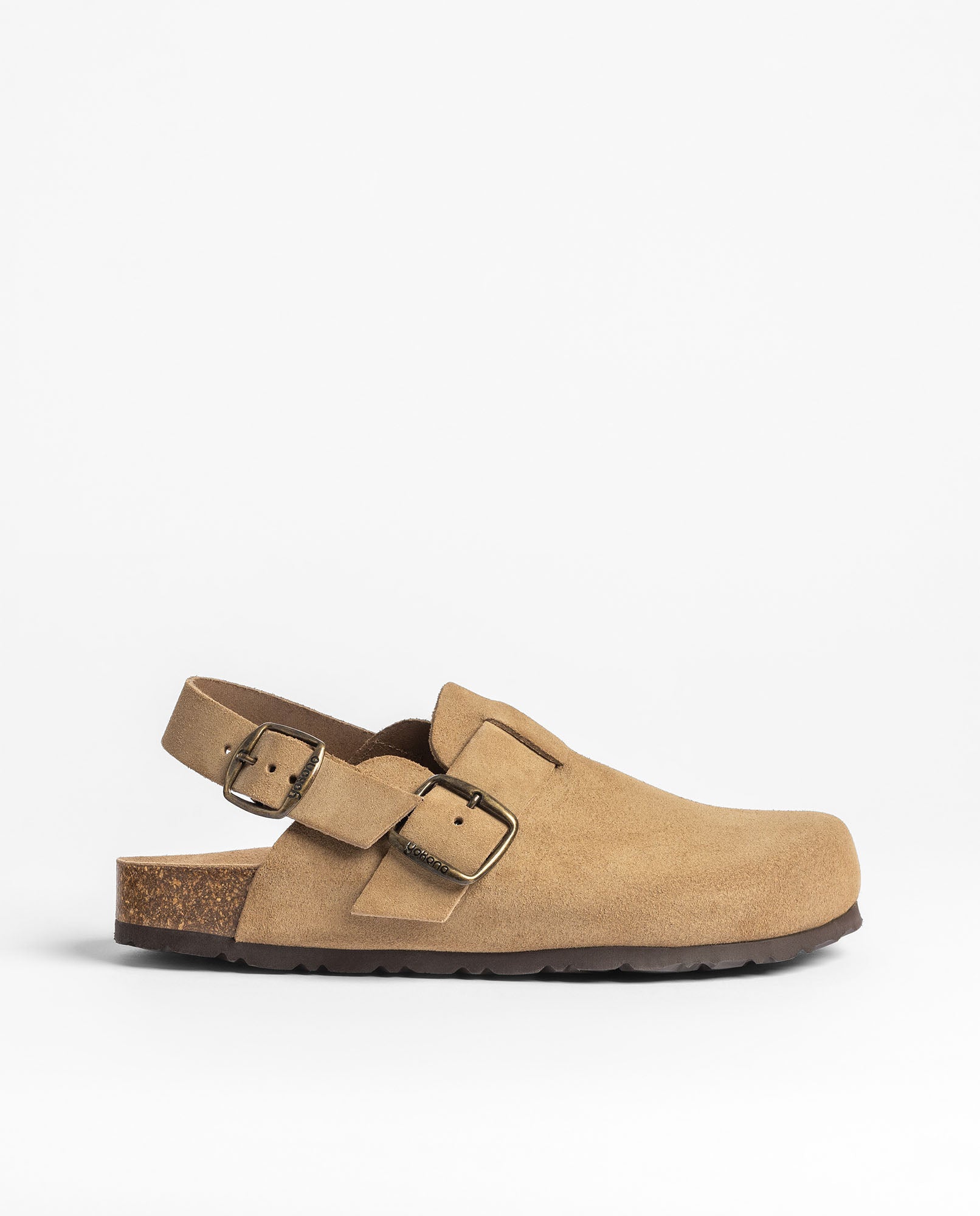 Yokono 600 clog donna beige con fibbia