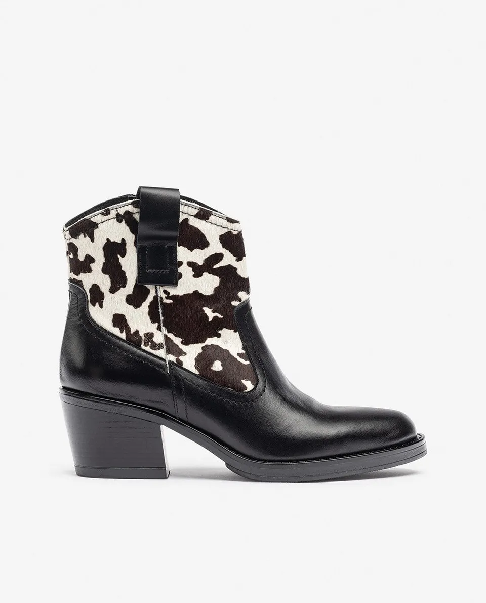 Yokono Brava 002 stivaletti donna nero tacco 6 cm