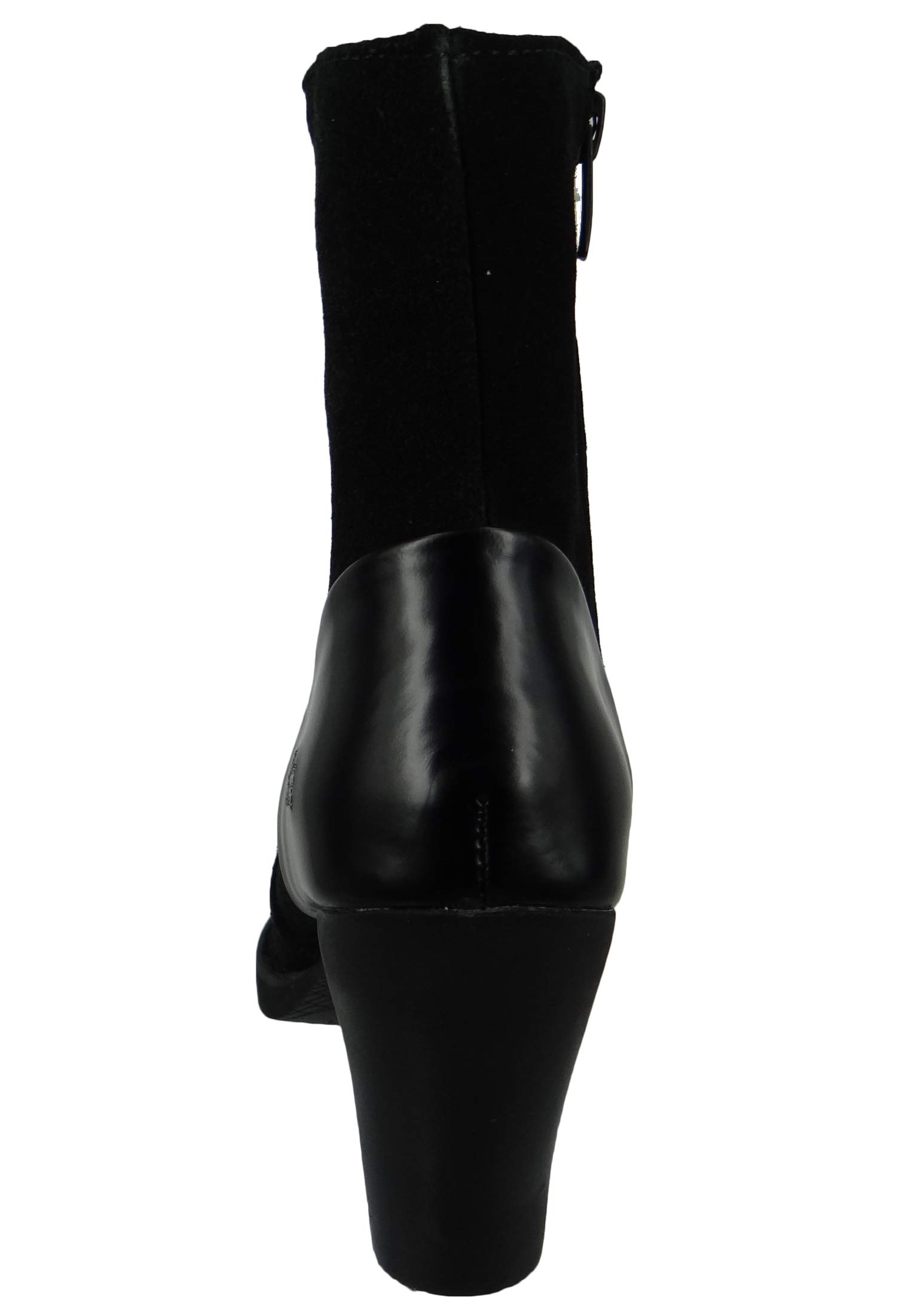 ART 1148 Gran Via stivaletti tacco donna rossi con zip