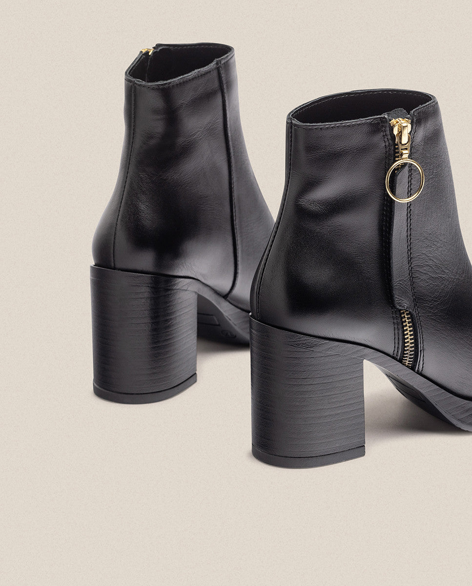 Yokono Kolin 007 stivaletti donna nero tacco 6 cm