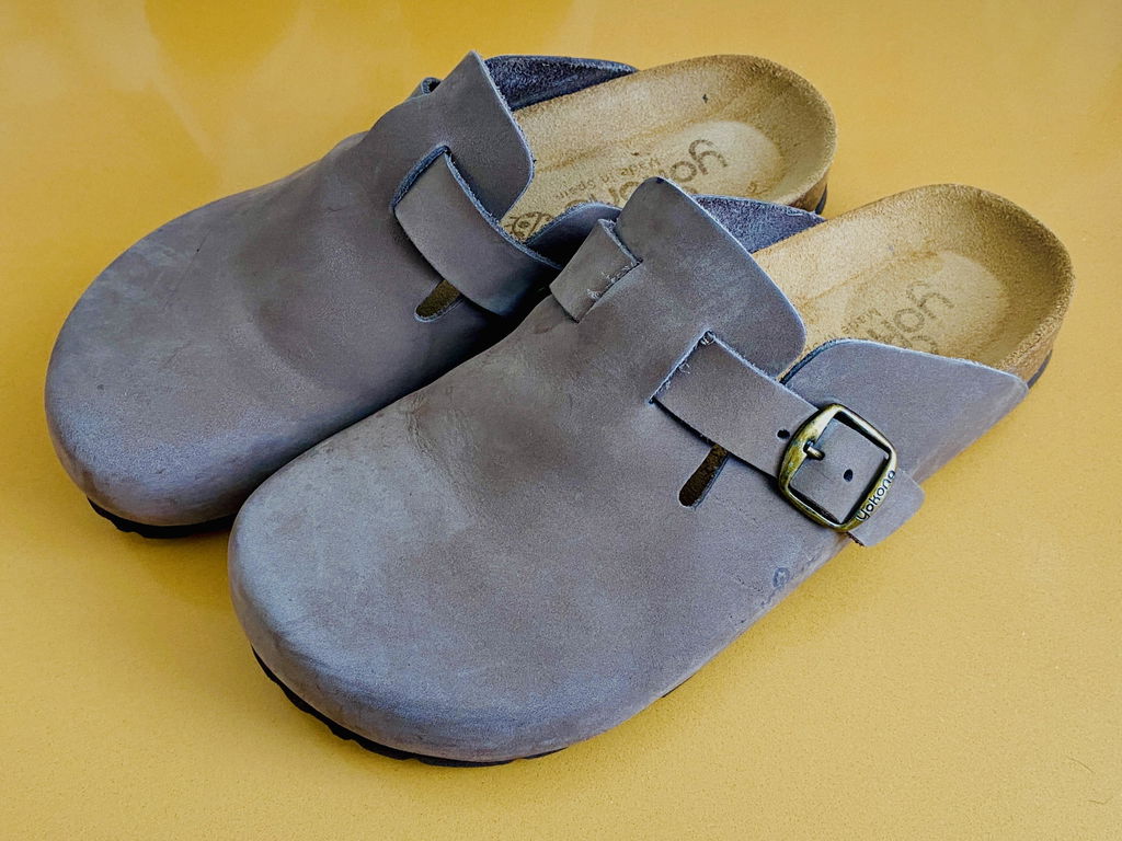 Yokono 599 zoccoli donna marroni in pelle