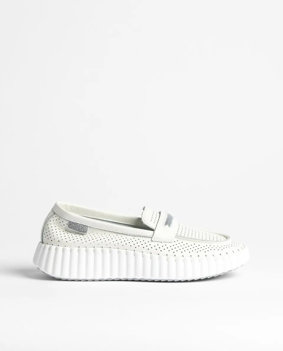 Yokono Vanna-101 sneakers bianche in pelle