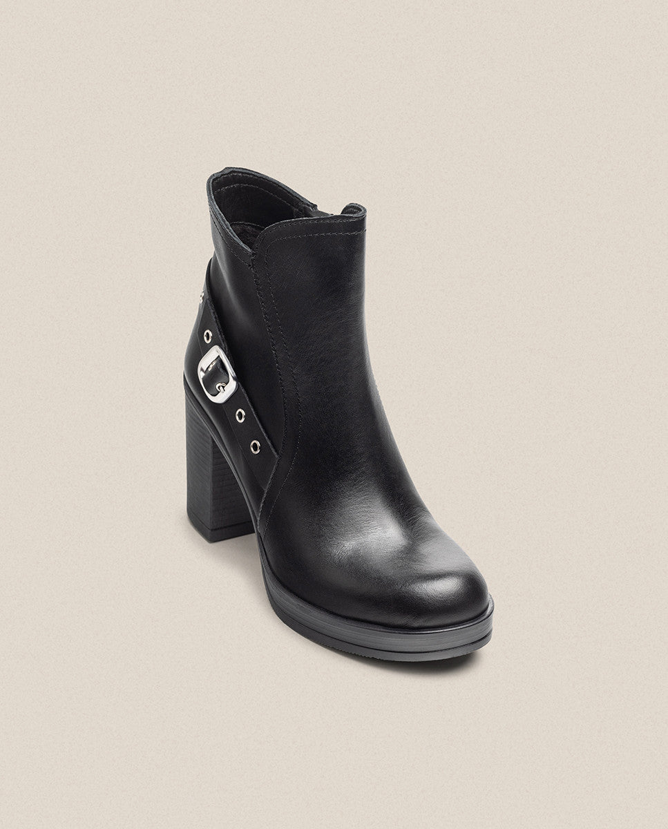 Yokono PILSEN-011 stivaletti donna nero tacco 9 cm