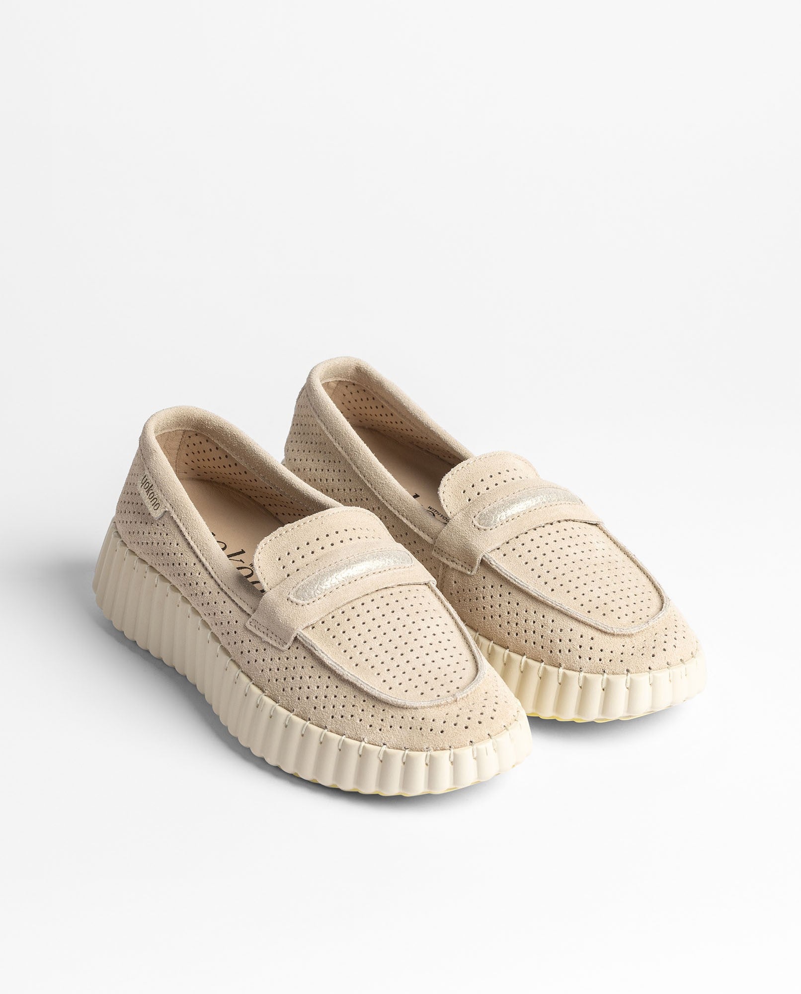 Yokono VANNA-101 sneakers donna oro in pelle