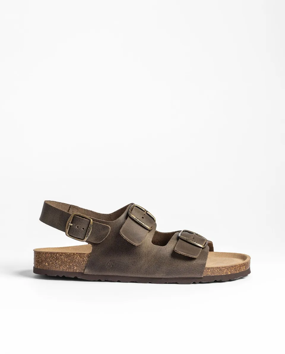 Yokono MACAM-151 sandali uomo marrone chiaro cuoio
