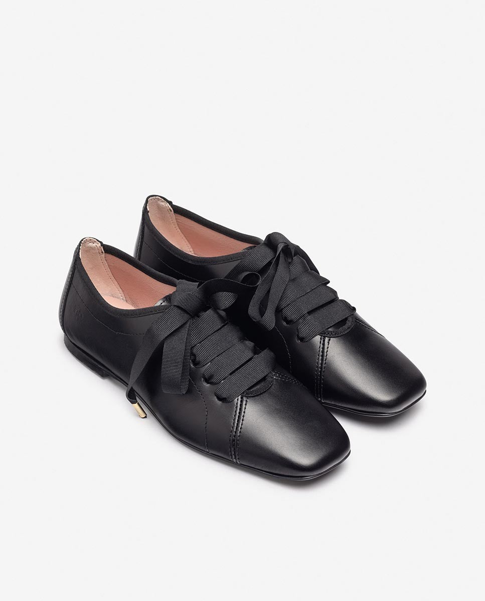 Yokono Lenna 101 ballerine nero pelle morbida