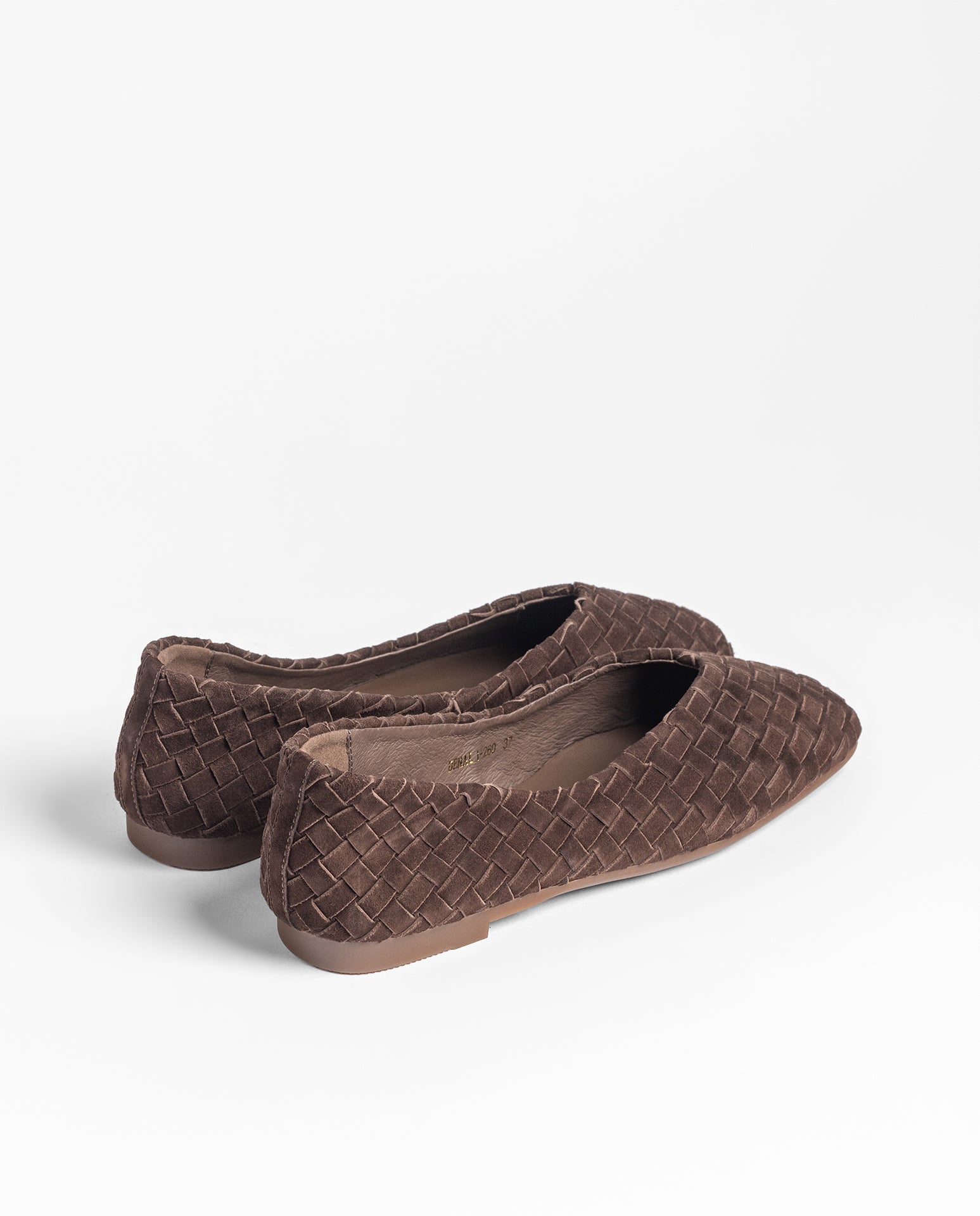 Yokono Denali-260 ballerine donna marrone pelle intrecciata