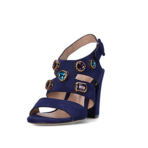 Bruno Premi PLU Jow BZ3801 sandali blu in pelle