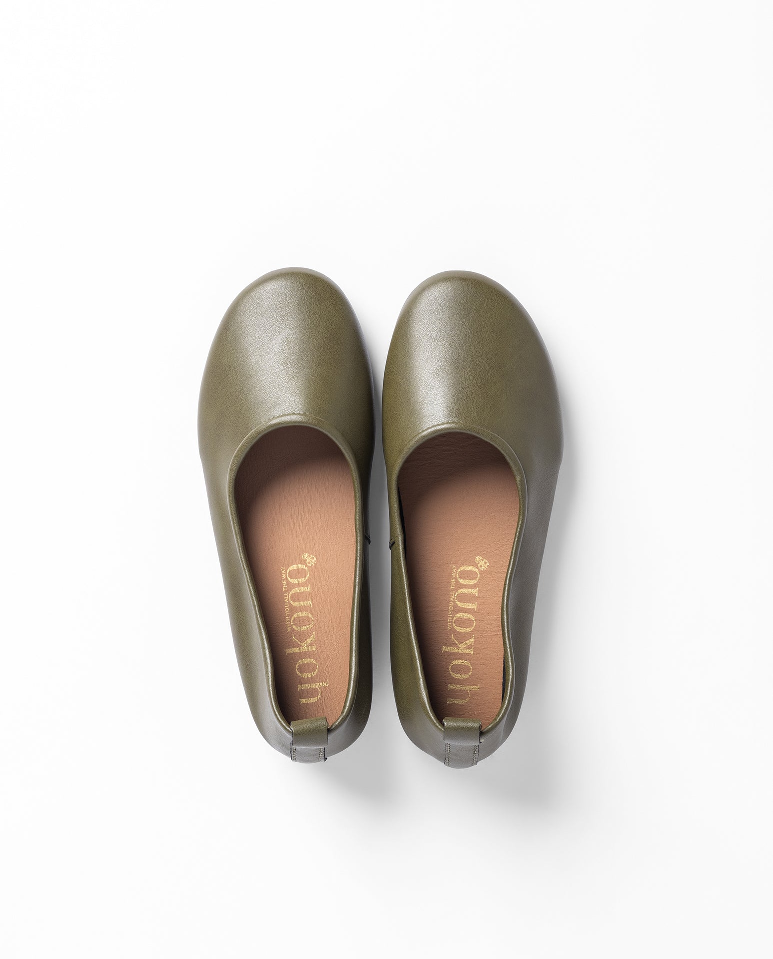Yokono Tula-001 ballerine donna verdi pelle