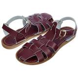 Salt-Water Sandals Shark Original sandali donna bordeaux cuoio