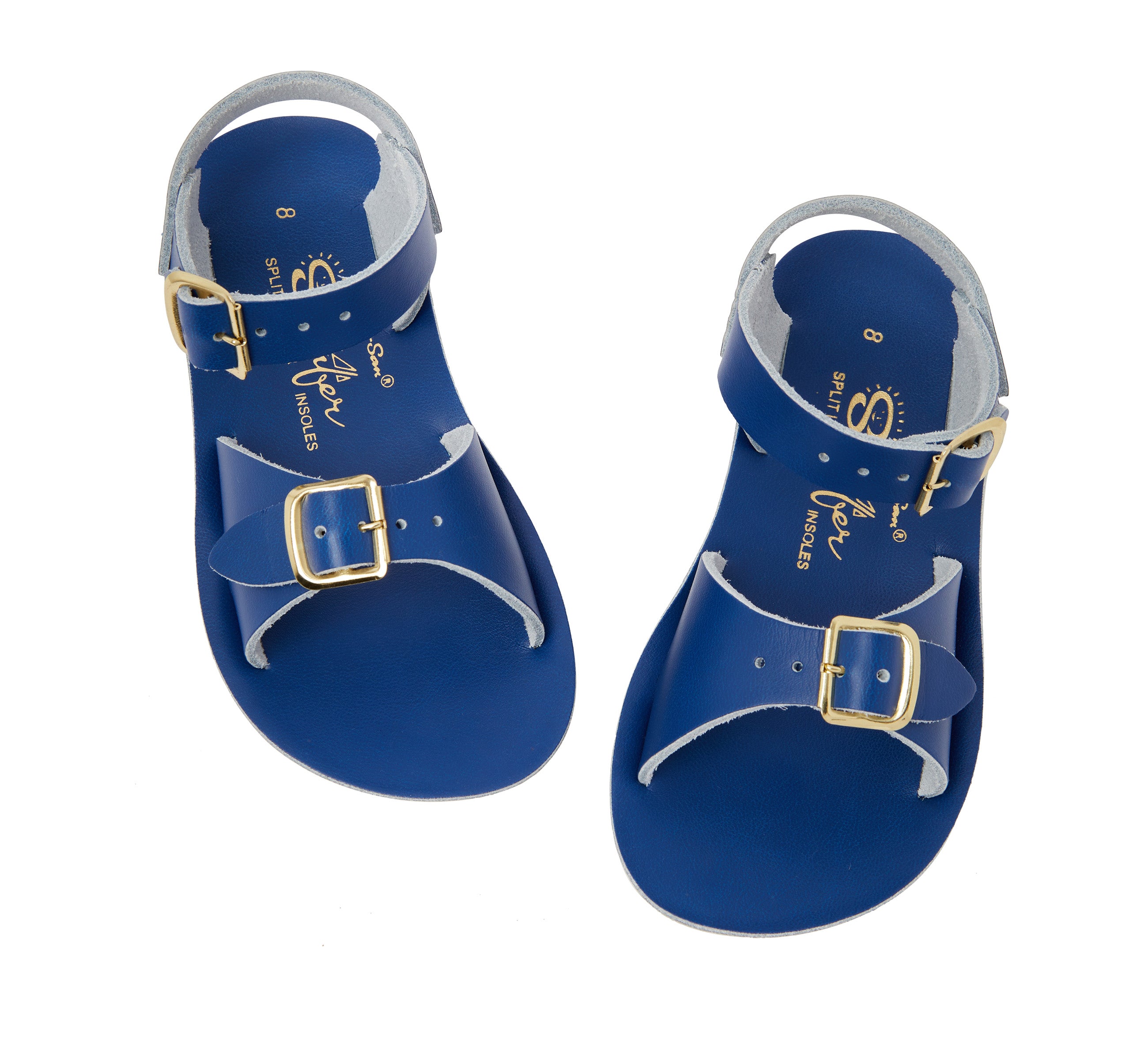 Salt-Water Surfer sandali bimbo blu cobalto impermeabili