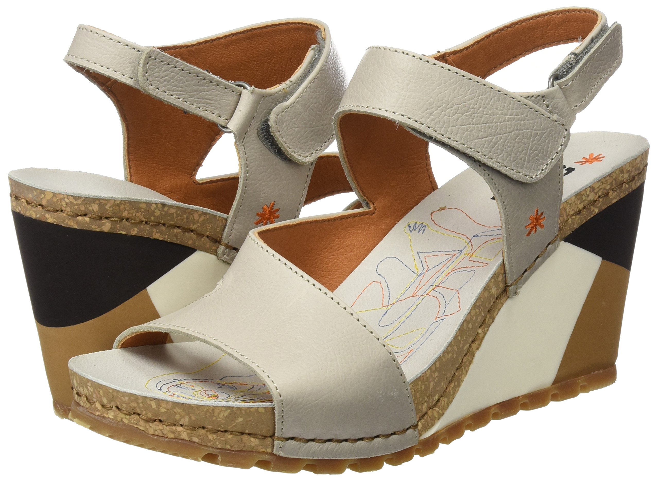 ART Güell sandali donna 42 EU grigio fog zeppa