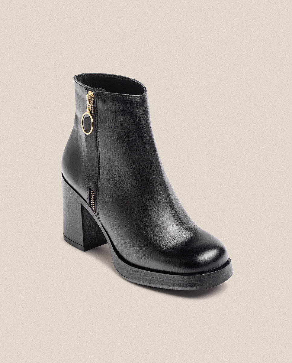 Yokono Kolin 007 stivaletti donna nero tacco 6 cm