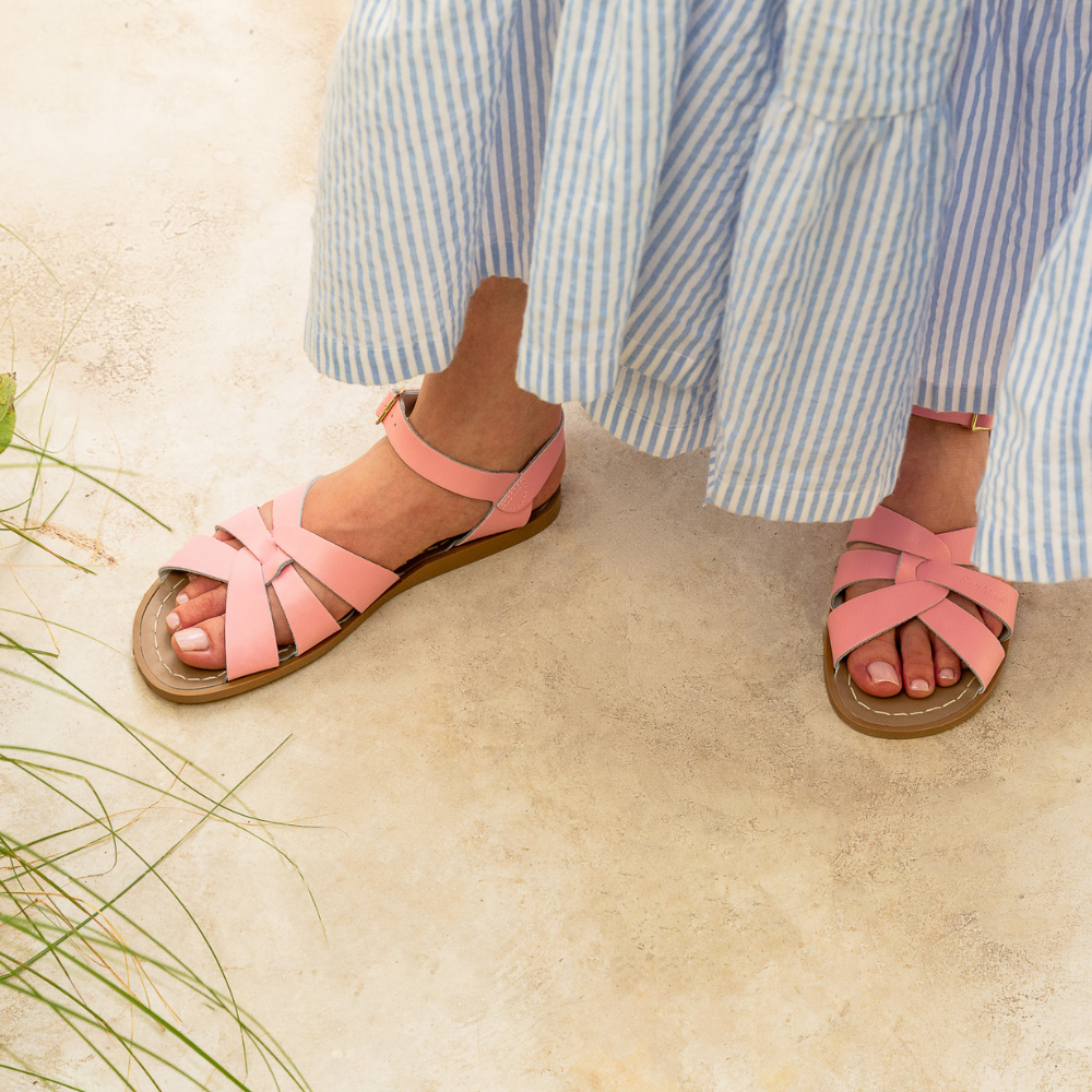 Salt-Water Original sandali donna rosa cuoio