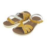 Salt-Water Boardwalk sandali donna senape in cuoio