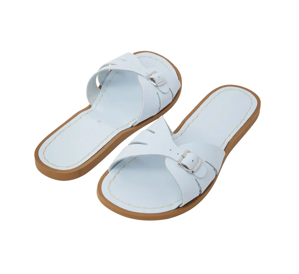 Salt-Water Sandals Classic Slide sandali donna azzurro cuoio