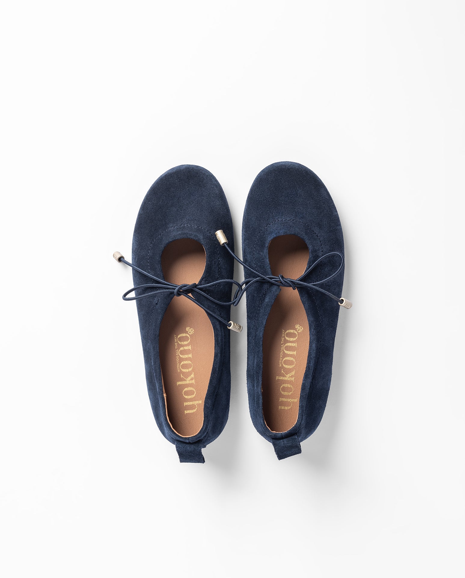 Yokono TULA-260 ballerine blu navy in pelle