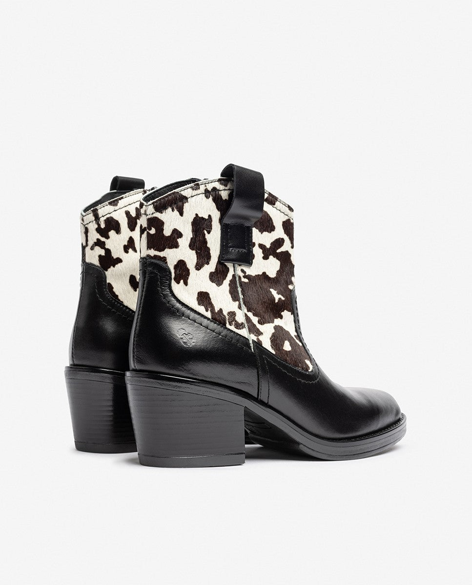 Yokono Brava 002 stivaletti donna nero tacco 6 cm