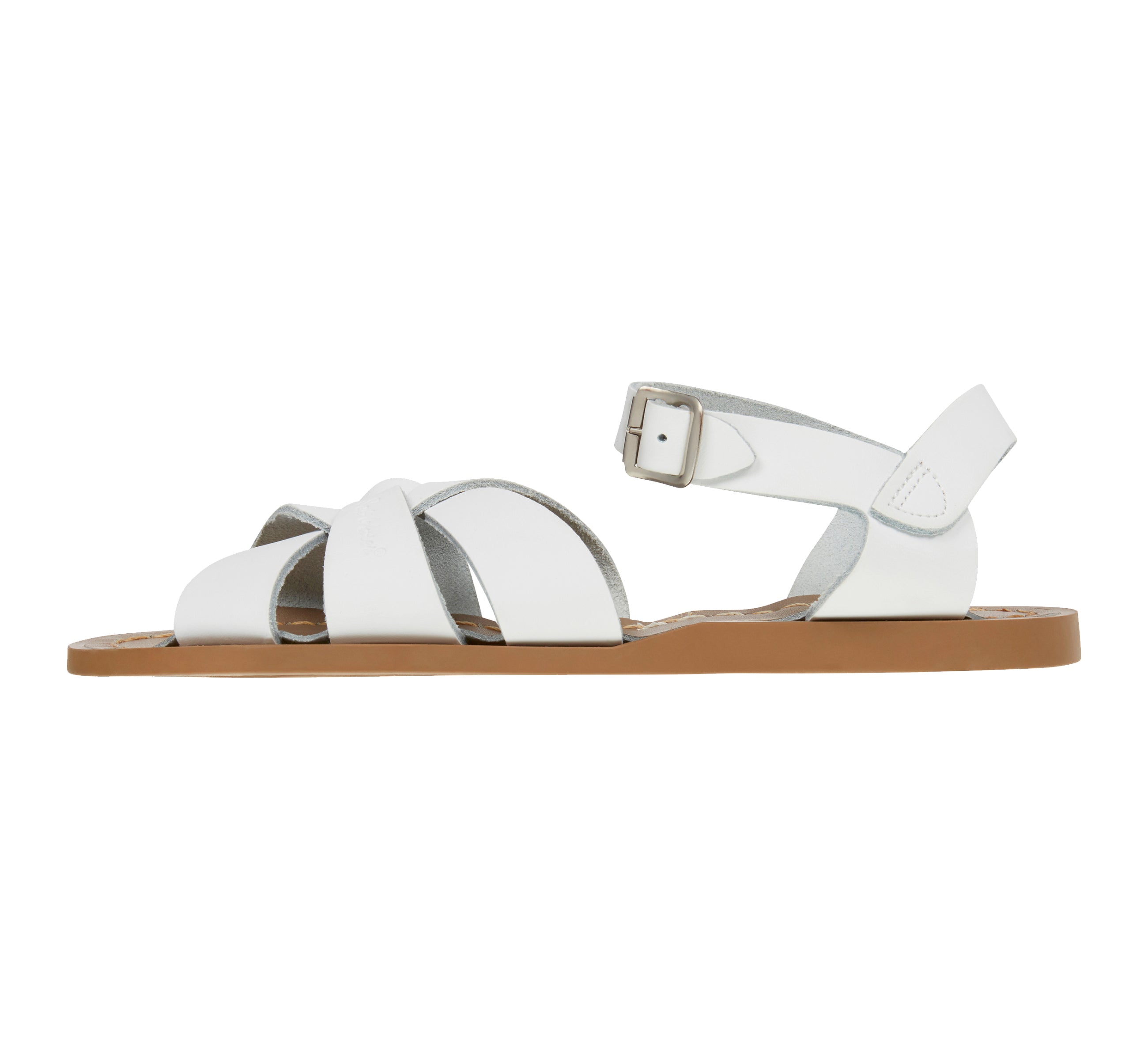 Salt-Water Sandals Original White sandali donna cuoio bianco