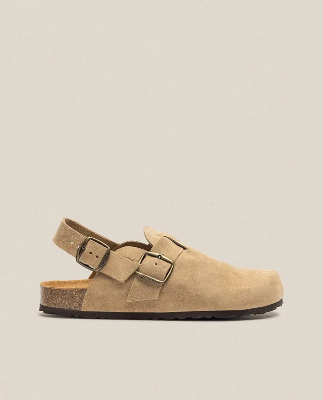 Yokono 600CRO zoccoli beige con fibbia