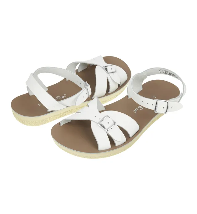 Salt-Water Boardwalk sandali donna bianco cuoio