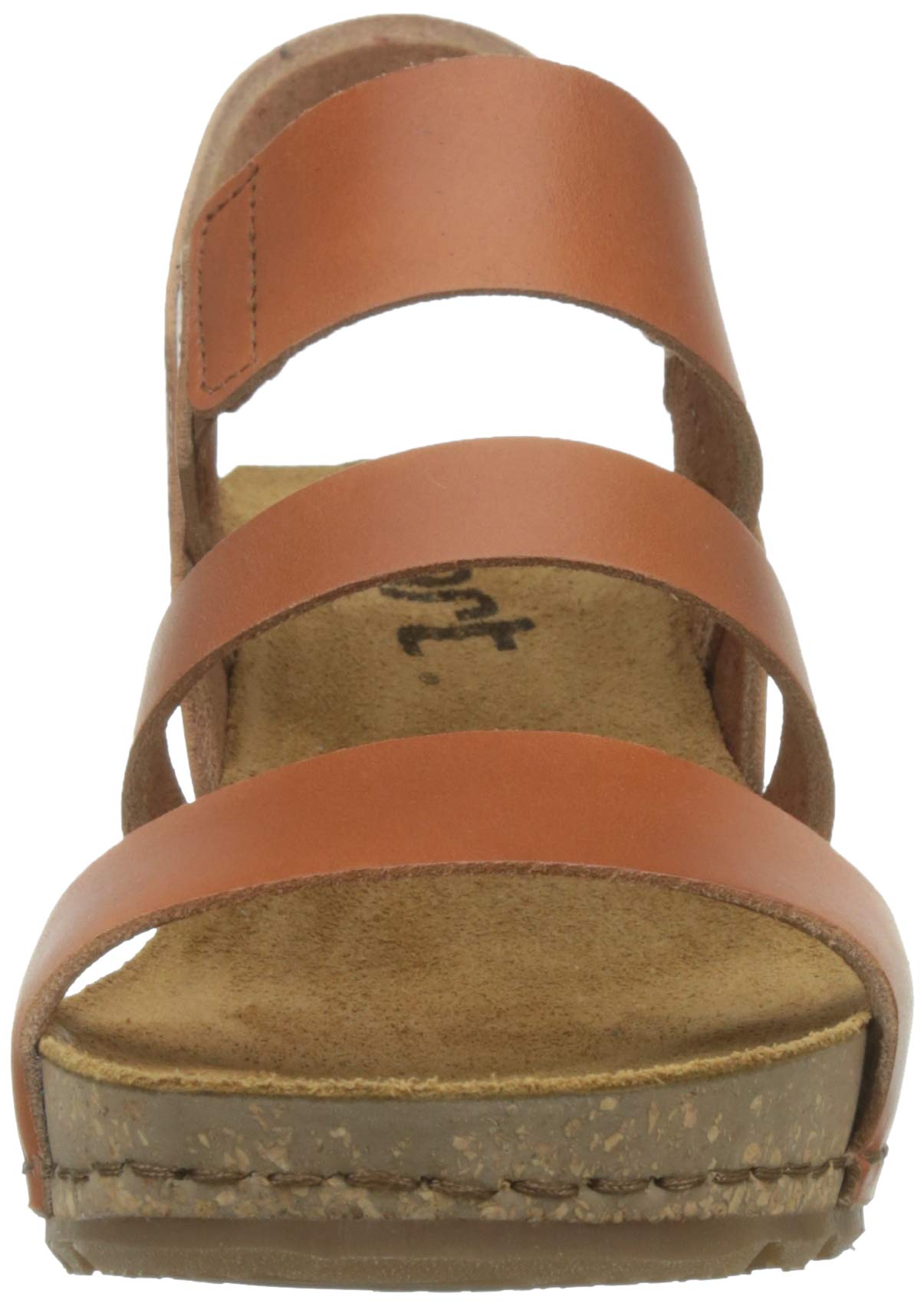 ART Borne sandali donna punta aperta EU 38 zeppa legno