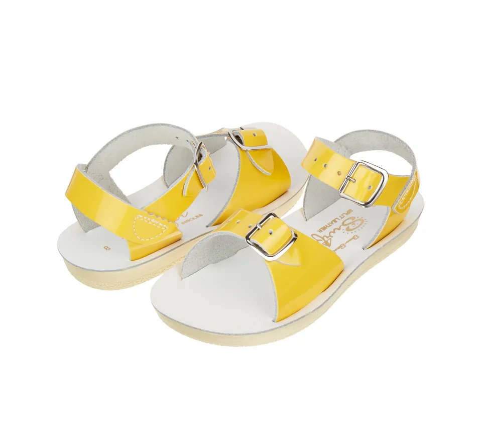 Salt-Water Surfer sandali bambini giallo lucido impermeabili