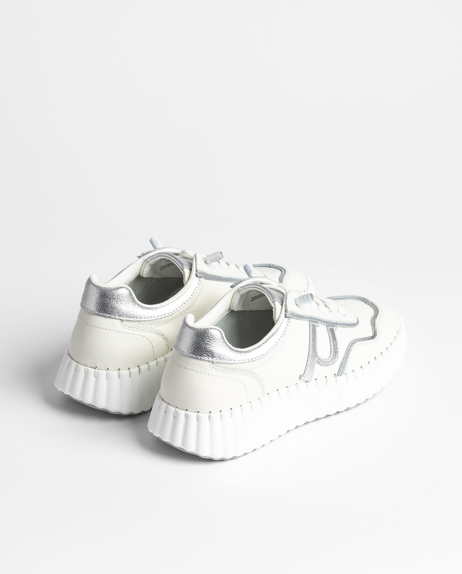 Yokono Vanna-105 sneakers argento pelle traspiranti
