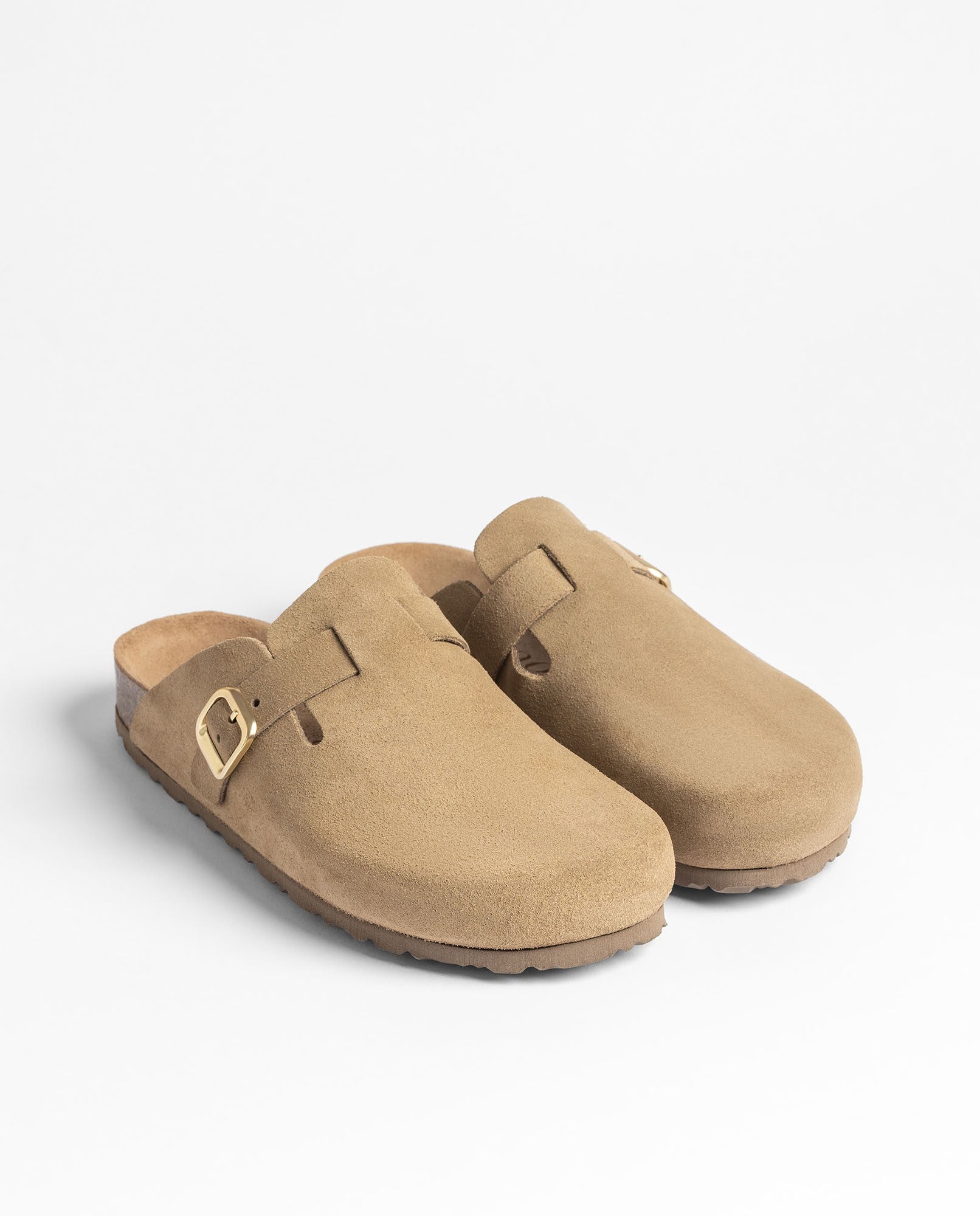 Yokono ZUECO-699 zoccoli donna beige in pelle