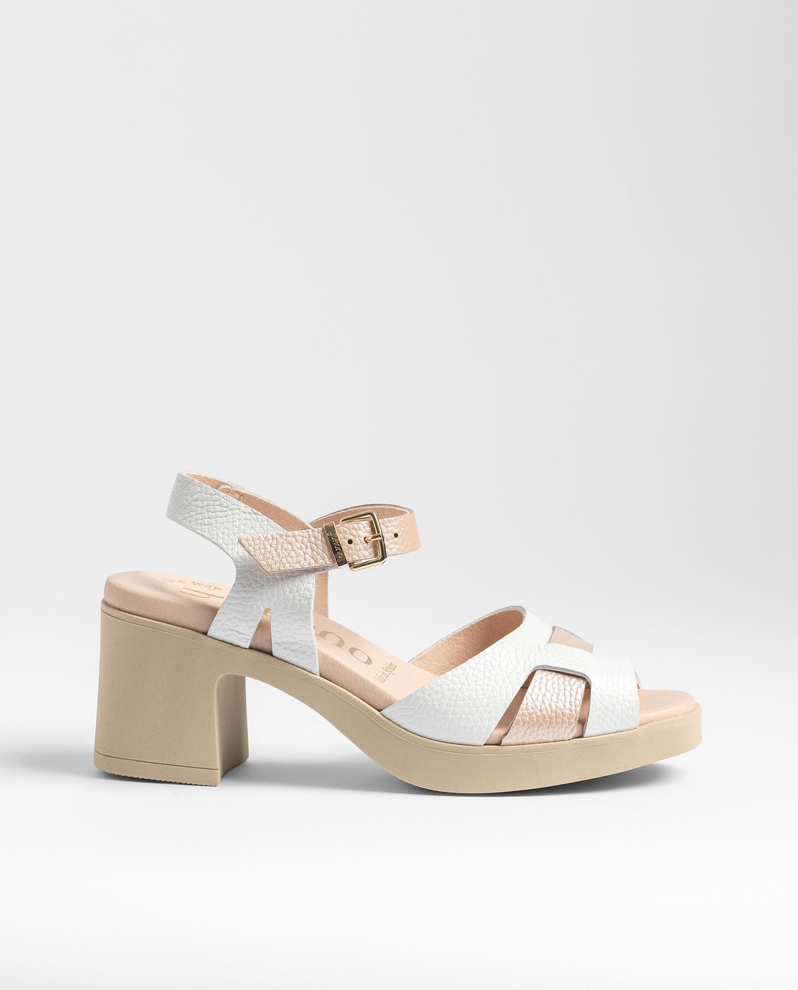 Yokono Blay-262 sandali con tacco multicolore tacco 6,5 cm