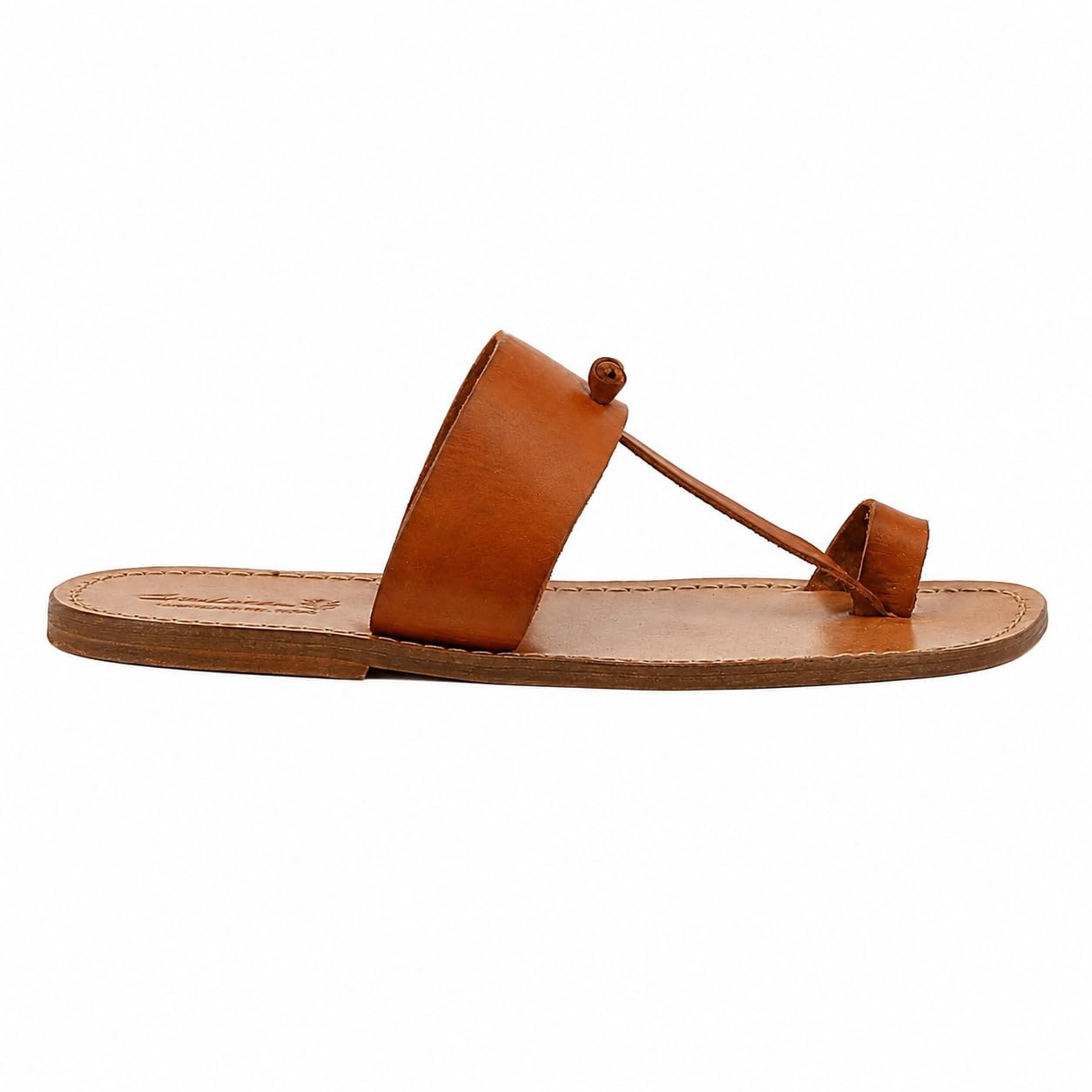 Gianluca Classica 554-U-CUOIO infradito uomo cuoio 44 EU vegetale