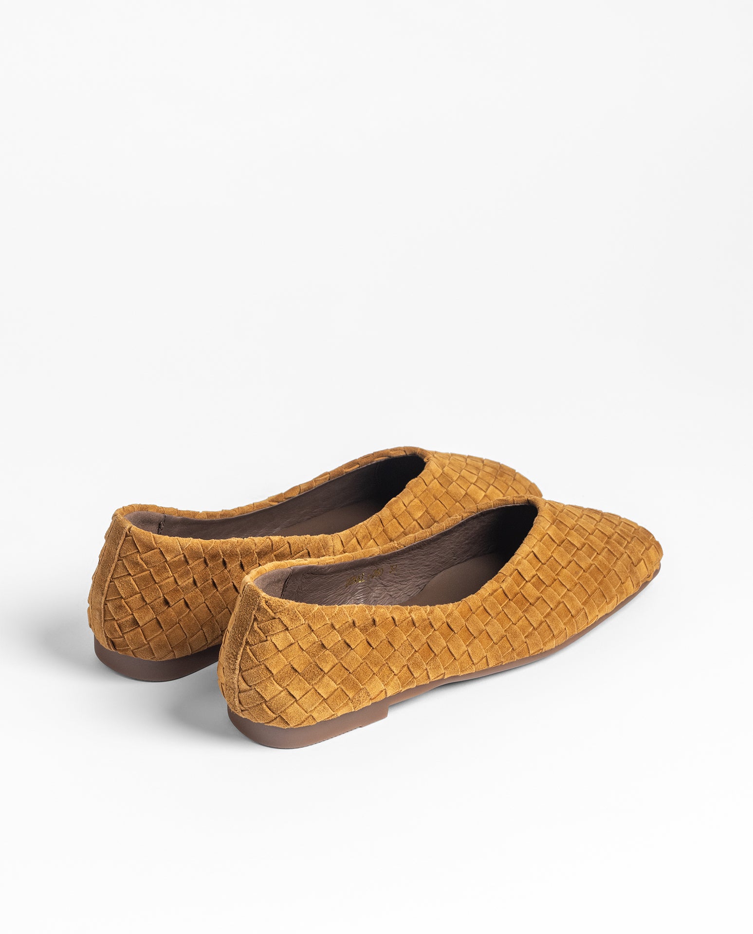Yokono Denali-260 ballerine donna marrone pelle intrecciata
