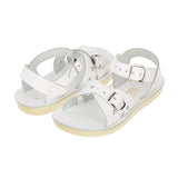 Salt-Water Sweetheart sandali bambina bianco in cuoio