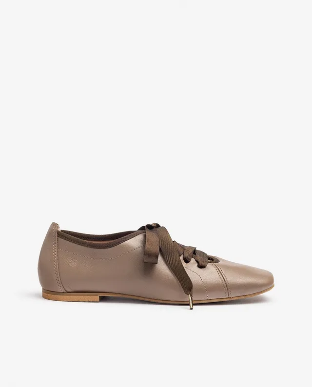 Yokono LENNA-101 ballerine beige in pelle