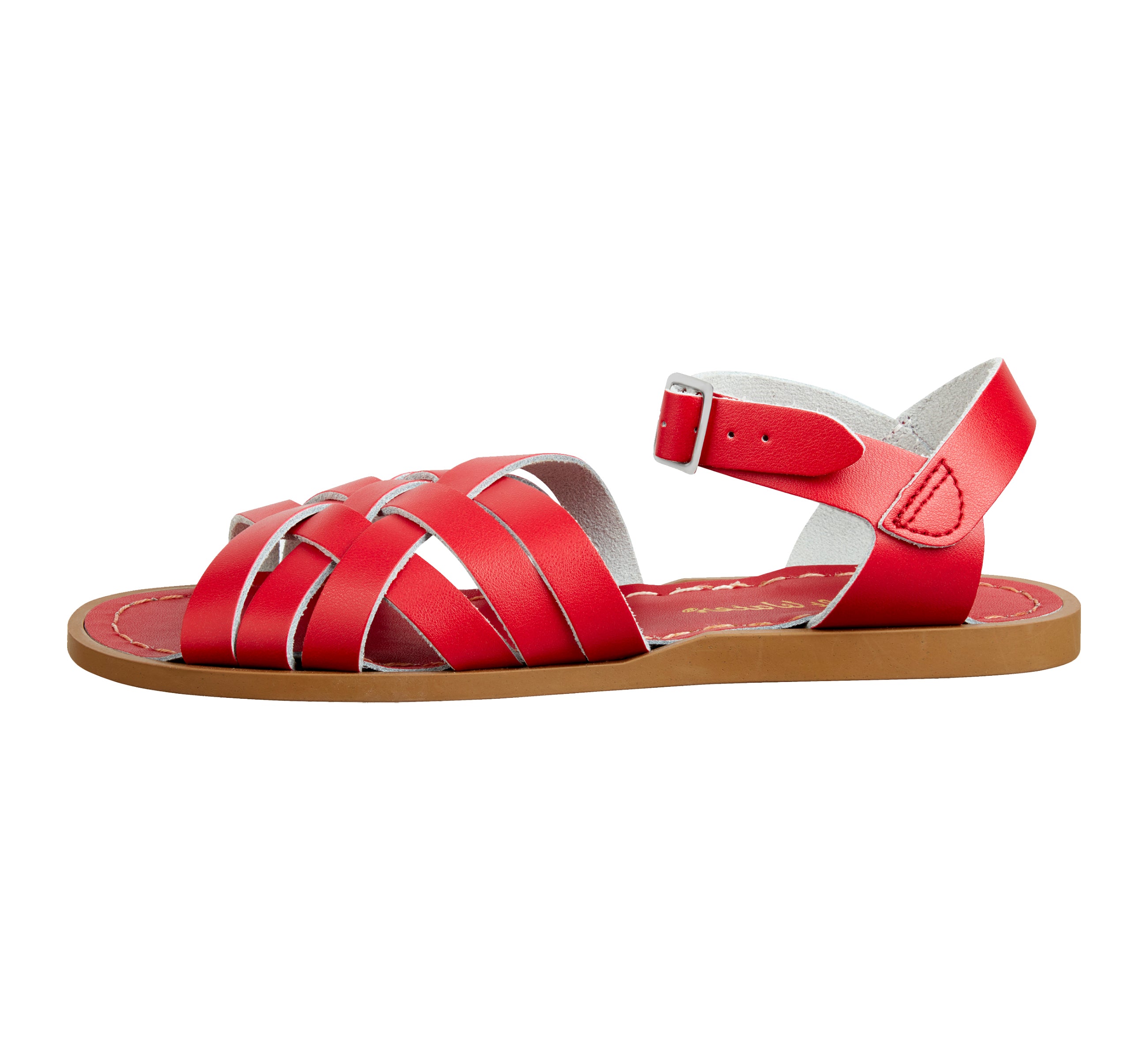 Salt-Water Retro Red sandali donna rosso intrecciati