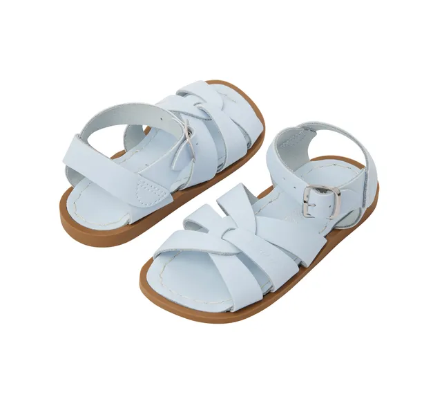 Salt-Water Original sandali bambino azzurro in cuoio