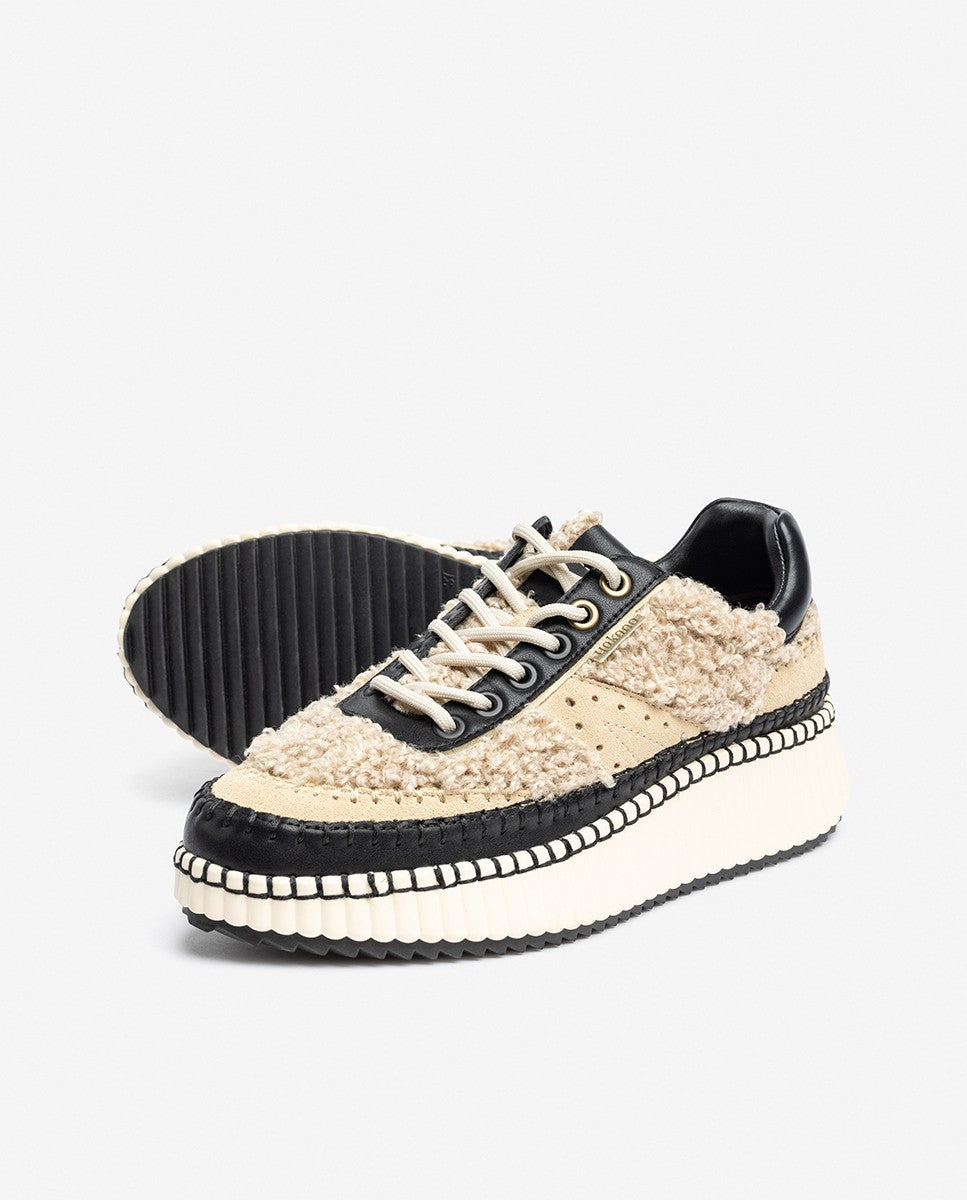 Yokono Clo 002 sneakers donna bianche in pelle