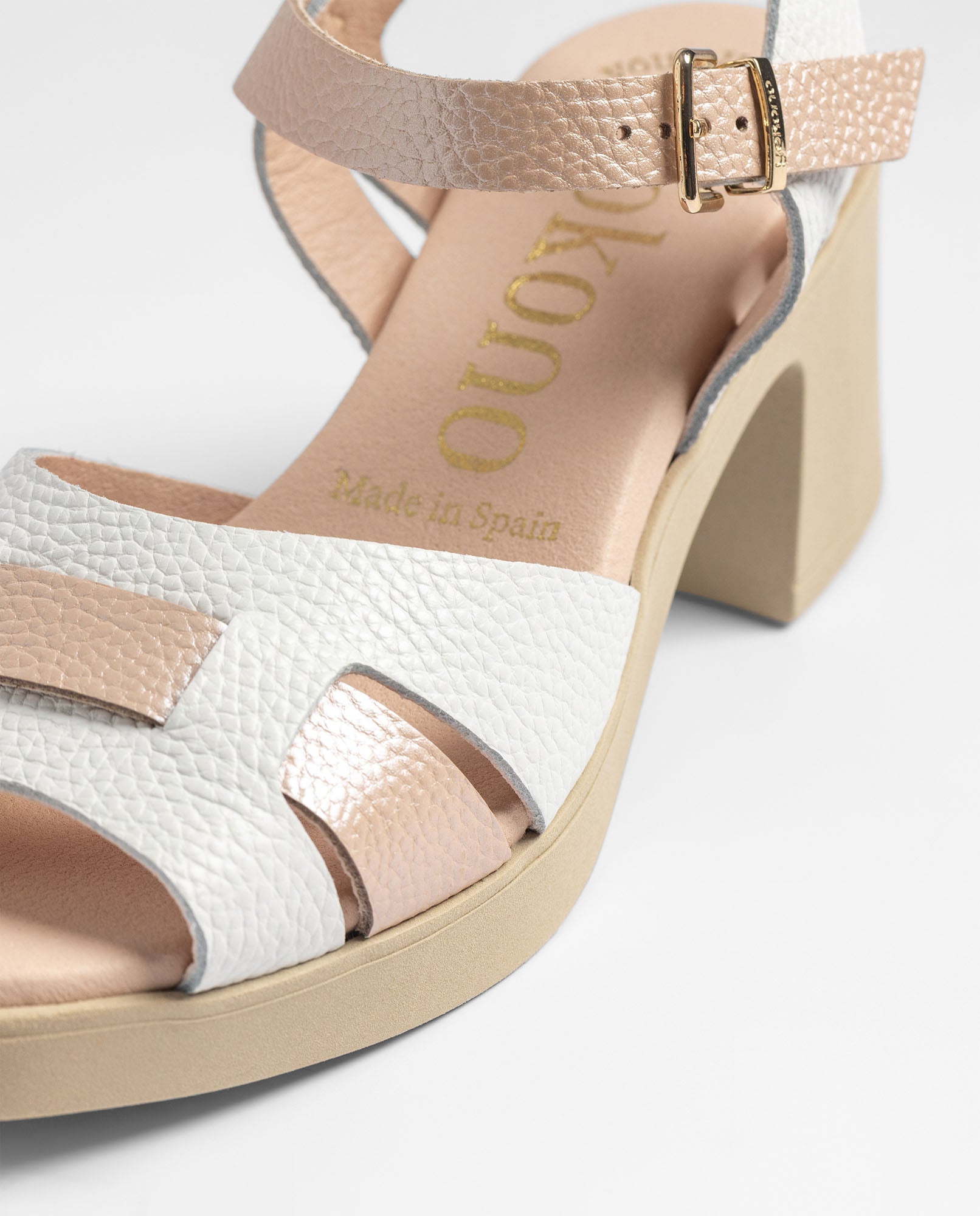 Yokono Blay-262 sandali con tacco multicolore tacco 6,5 cm