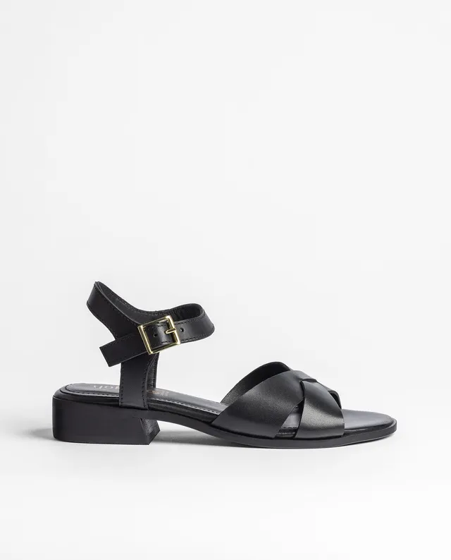 Yokono Rab-251 sandali tacco nero in pelle